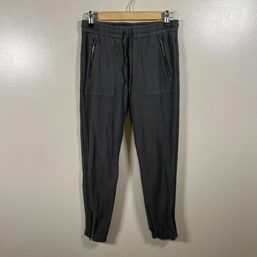 Athleta Farallon Jogger Pants Size 2 Green Athleisure Athletic Travel Lounge